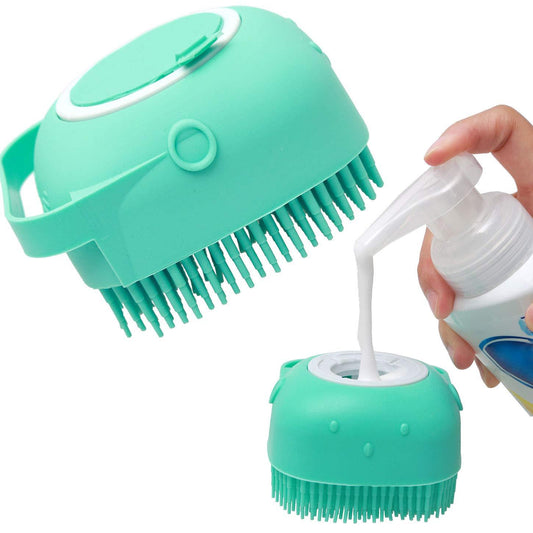 Dog Shampoo Massage Brush Comb Scrubber
